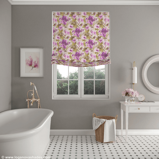 Modesto European Relaxed Roman Shade — Custom Size