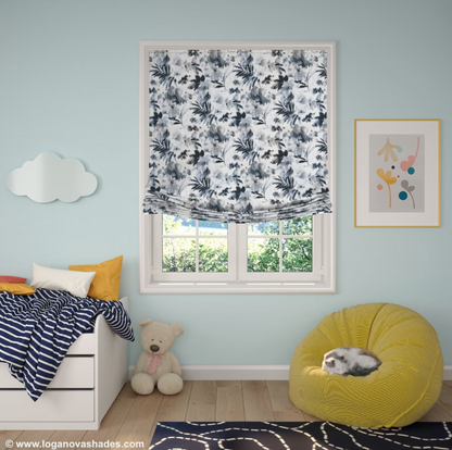 Modesto European Relaxed Roman Shade — Custom Size