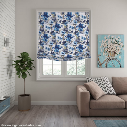 Modesto European Relaxed Roman Shade — Custom Size