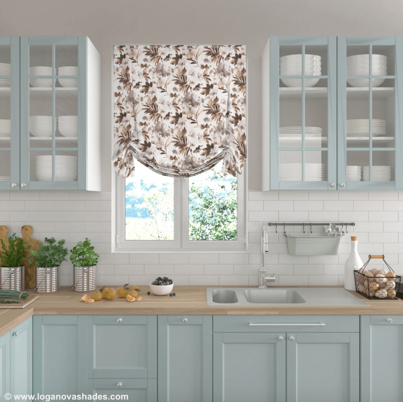 Modesto London Roman Shade — Custom Size
