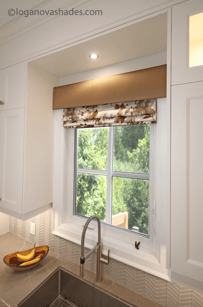 Modesto Flat Roman Shade — Custom Size