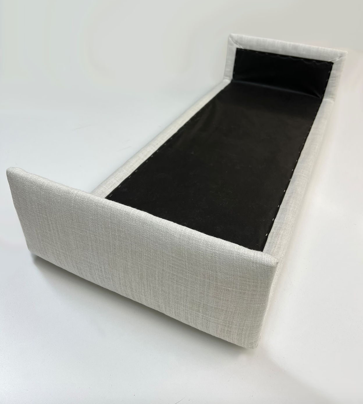 Swedish Linen Check Pelmet — Valance Box, Custom Size