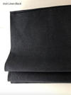 Relaxed Irish Linen- 100% linen shades, heavy weight textured linen fabric, opaque