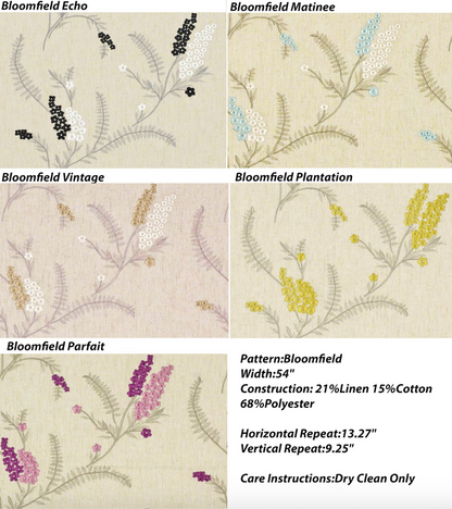 Bloomfield Relaxed Roman Shade — Custom Size