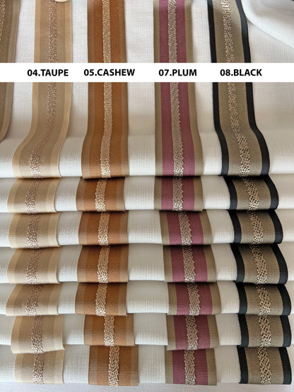 Striped Woven Tape Trim (Art. CE-58) — by the Yard
