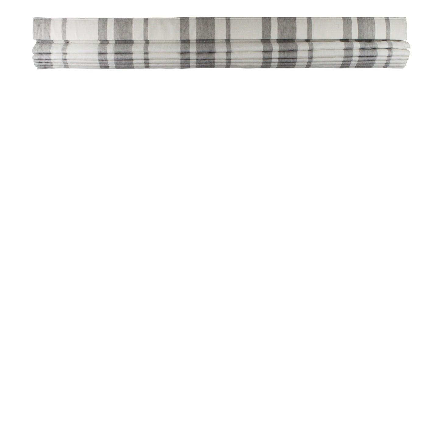 GOTHIC GREY STRIPED TOP DOWN BOTTOM UP ROMAN SHADE