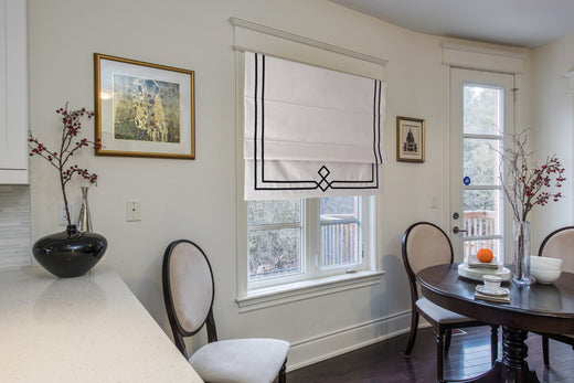 Custom Double Diamond Design and Border White and Black Shade