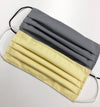 Custom order of 50 Face Mask Pleated with Two Layers of 100% Cotton Fabric. Plain.