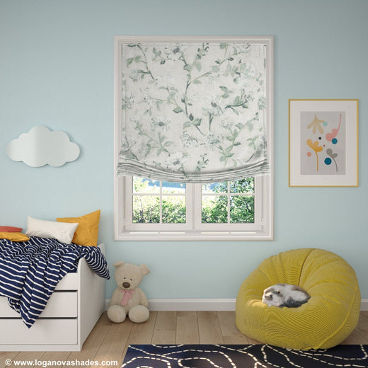 Custom Relaxed Roman Shade 