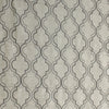 Custom Luxury Taupe Geometric Pattern Roman Shade Selena Medow