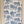 Blue French Style Pattern Flat Cotton Roman Shade